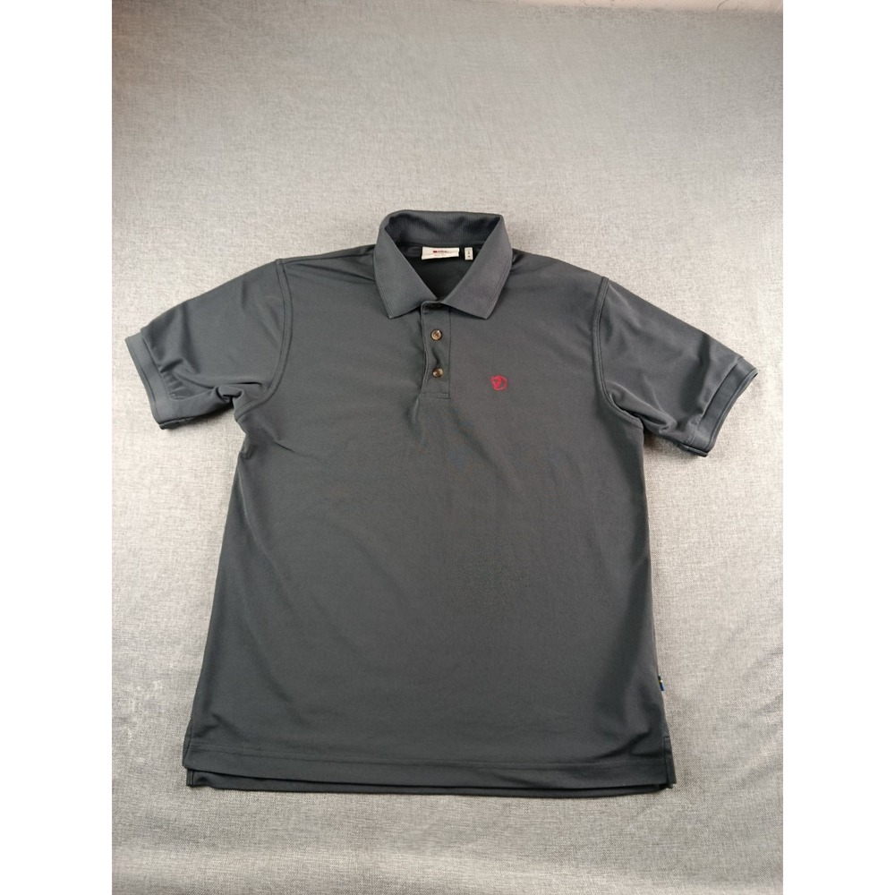 FjallRaven Shirt Mens Medium  Polo Short Sleeve Casual Minimalist